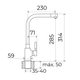 Griferia de cocina monocomando Estalgrif Patriot grey 830/058-07