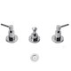 Combo Griferia Baño Hidromet Triumph lever lav+bid+bañera ex