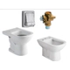 Combo Sanitarios Ferrum+ Fv valvula 368.01 y tecla 368.04