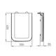 Tapa de inodoro Ferrum trento blanco TRE-TP-004-BL