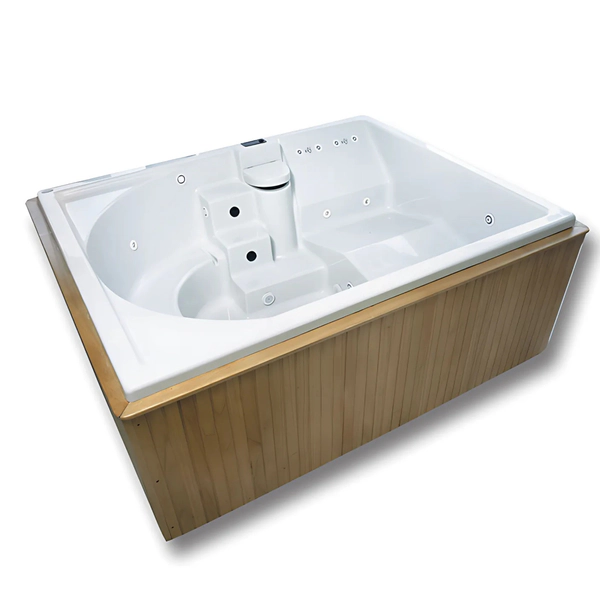 Deck perimetral de madera Versailles accesorio para minipiscina