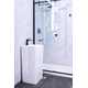 Griferia de ducha Ultragrif Brooklyn c/transf monoc black matt UGA1022B02