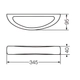 Toallero Ferrum compacto integral blanco ACO-TO-005-BL