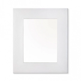 Espejo Misiones Cuero cocido blanco E7087