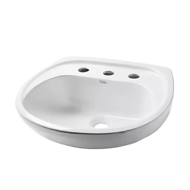 Bacha de lavatorio Ferrum andina 3 Ag blanca AND-LV-300-BL