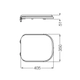 Accesorio Ferrum Bari Tapa De Asiento p/Inodoro Apoyo BAR-TP-012-BL