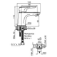 Griferia de lavatorio Monocomando Fv 181/M1 Jana cr