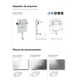 Roca Slendra Placa Cromada de Acc Dual CR