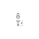 Accesorio Andez Percha Simple Match Classic Cromo