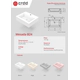Bacha Cree Jane Solid surface blanca mate 1 Ag.