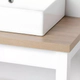 Mueble Campi OAK roble/blanco 80 cm sin mesada OA80