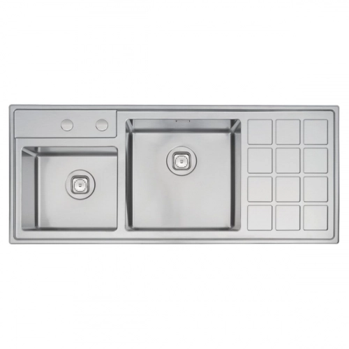 Bacha de cocina Tramontina Quadrum doble Plus 93920/103