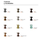 Accesorio de baño Robinet Bronx Percha Simple Neg mate 78/0170/27