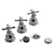Griferia Baño Completa Fv Denisse 64 Lavatorio Bidet Ducha