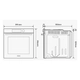 Horno Samsung Electrico Dual cook series 4 NV7B4040VAS