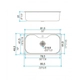 Bacha de cocina simple Johnson Luxor SI85STA