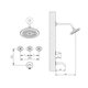 Bañera C/ TR Bronce Viejo Claro 78012009 Robinet Bronx