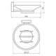 Jabonera FV chalten cromo 0168/H4-CR