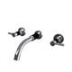 Griferia Andez Lavatorio De Pared Black Cromo (550.18)