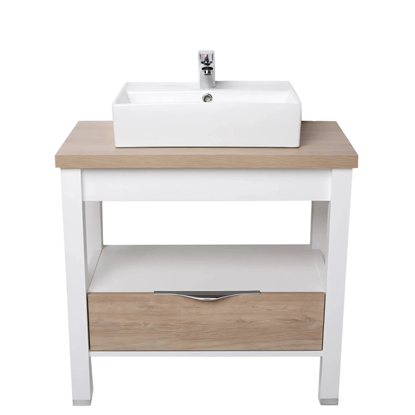 Mueble Campi OAK roble/blanco 80 cm sin mesada OA80