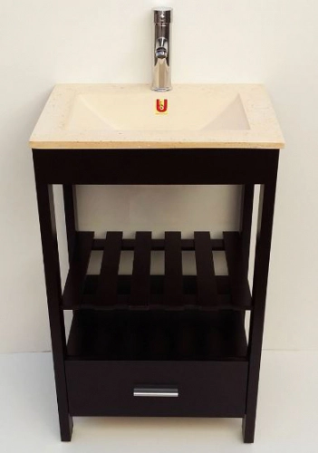 Mueble de baño Urbis Eco Wenge VL ECO 50WL Con Mesada