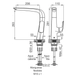 Griferia Cocina Fv Epuyen Monoc. Mesada 411.04/L2cr