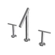 Griferia de Lavatorio Andez Giraffe 3 Ag cromo (500.22)