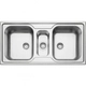 Bacha de cocina Tramontina Prime doble Marea 93830/123