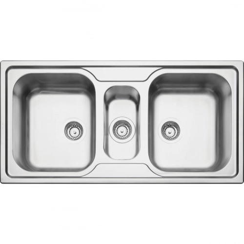 Bacha de cocina Tramontina Prime doble Marea 93830/123
