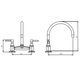 Griferia de cocina Hidromet Armony lever cromo 00980CRCR