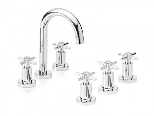 Griferia Baño Completa Crown Peirano Bidet Lavatorio