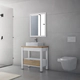Mueble Campi OAK roble/blanco 80 cm sin mesada OA80