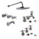 Griferia Baño Completa Fv Denisse 64 Lavatorio Bidet Ducha