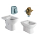 Combo Sanitarios Ferrum+ Fv valvula 368.01 y tecla 368.02
