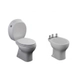 Juego Baño Ferrum Atuel Inodoro Corto Bidet Deposito Dual