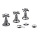 Griferia Baño Fv Vermont 83 cruz Lavatorio Bidet Ducha