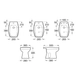 Bidet Roca Mónaco 3 Agujeros Blanco