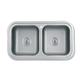 Bacha de cocina Mi Pileta Encastrable doble 406E