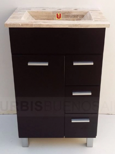 Mueble Urbis Logic wenge VL LOGIC 50W Con Mesada