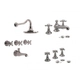 Griferia Baño Fv Vermont 83 cruz Lavatorio Bidet Ducha