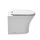 Inodoro corto con asiento Piazza Abruzzo B0701