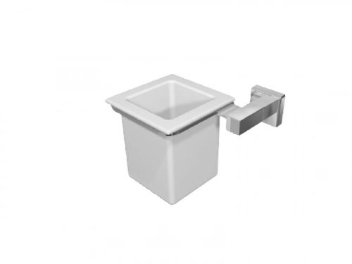 Accesorios Baño Andez Portavaso Cepillo Cuadrato