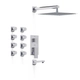 Griferia ducha 3 vias escocesa Hidromet Intrepid cromo 9740CRCR