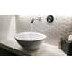 Mosaico cerámica esmaltada Piu 26x30 Hexa Blanco