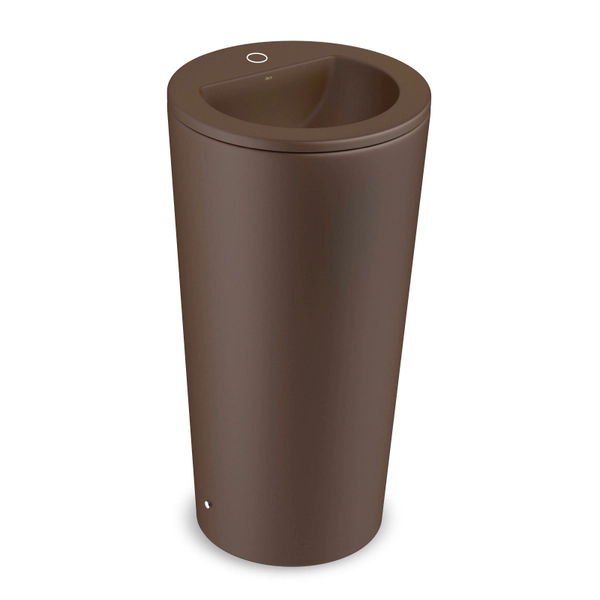 Bacha Deca Redonda de pie Marron mate 1 agujero LC.1272.22