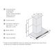Campana de pared LLanos Premium touch 75 cm 27430