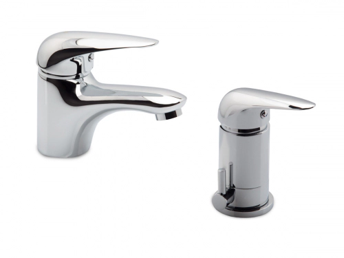 Girferia baño monocomando Vasser Kassia lavatorio+bidet