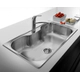 Bacha de cocina simple Johnson Luxor SI85STA