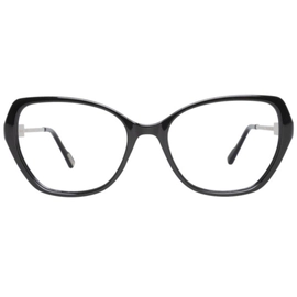 Anteojo de Vista Paula Cahen D'Anvers Burdeos Negro Brillo