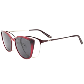 Anteojo de Vista Prune Claudina Clip-on Polarizado